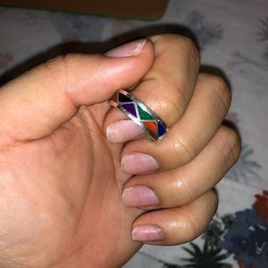 Mosaic pattern size 9 ring